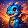A vibrant and expressive cartoon cat avatar in warm, diverse colors, suitable for a profile picture.